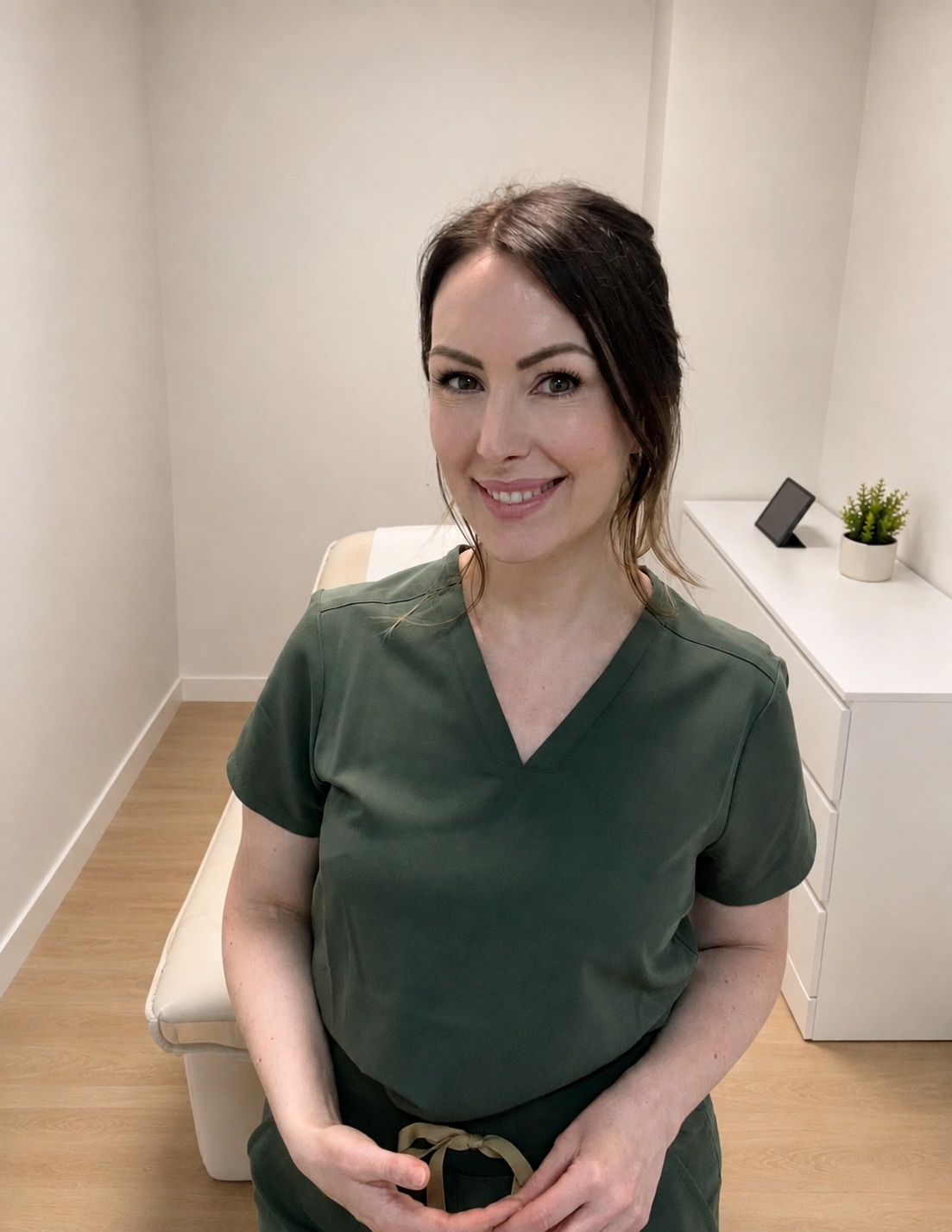 Joanne Scott, aesthetic nurse prescriber, in her Hampstead treatment room